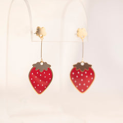 Strawberry • Drop Earrings