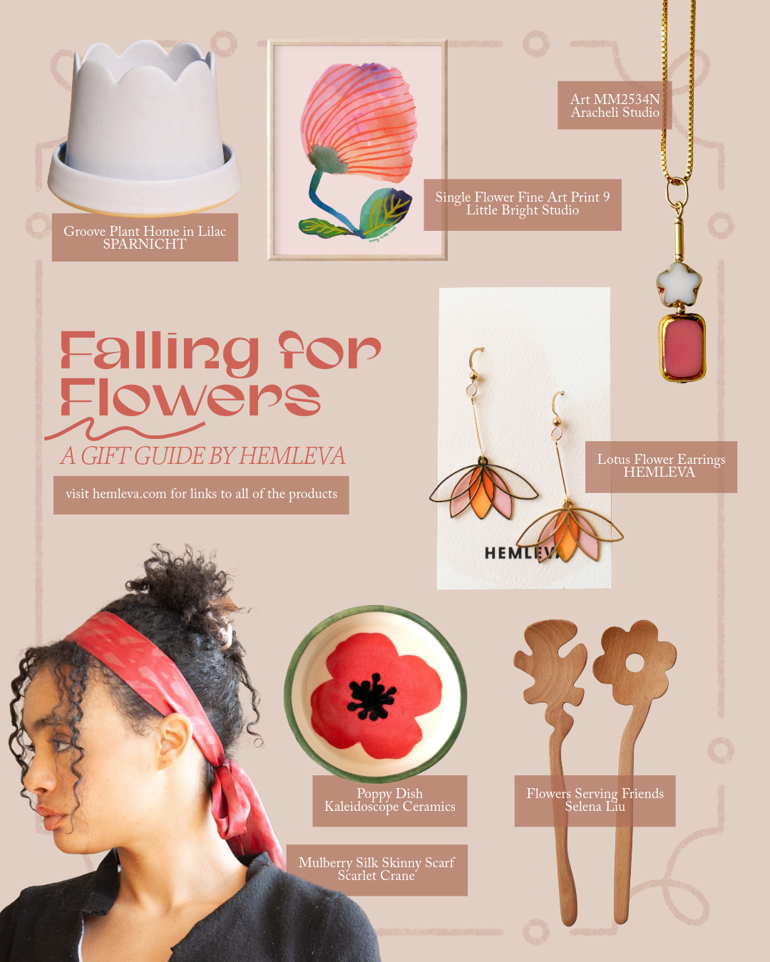 gift guide • falling for flowers