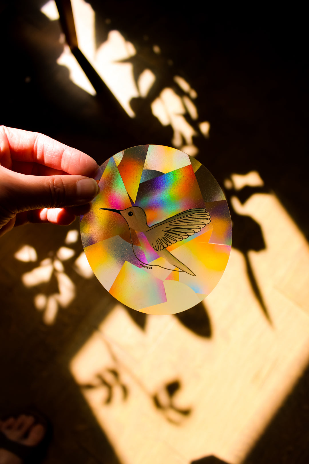 Hummingbird Suncatcher • Medium Sized