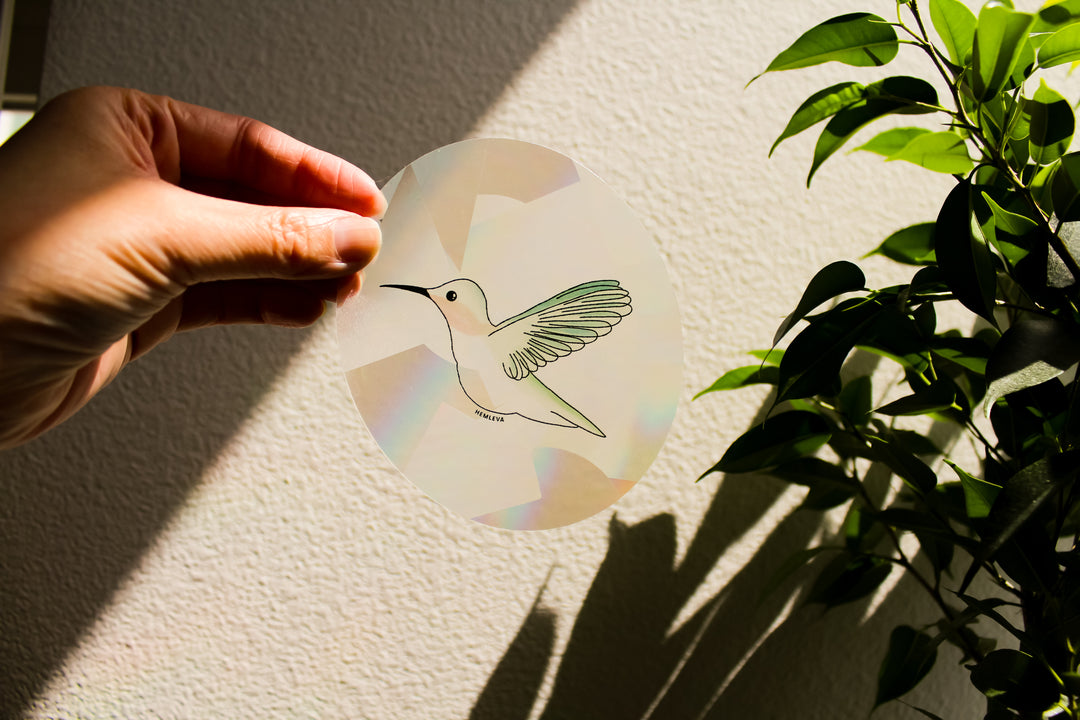 Hummingbird Suncatcher • Medium Sized