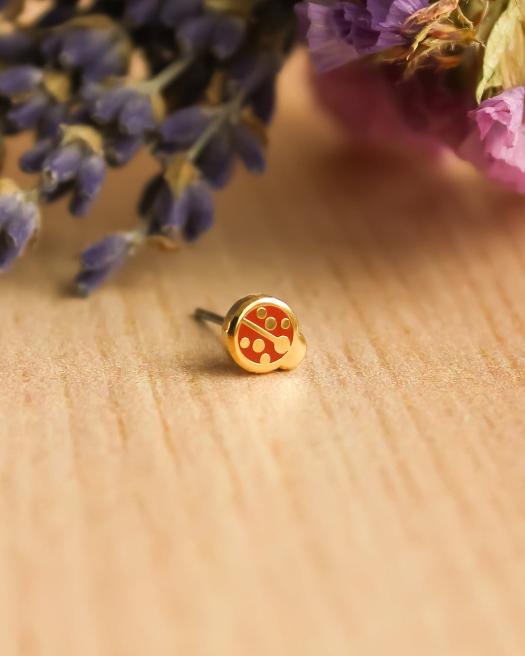 Ladybug Studs