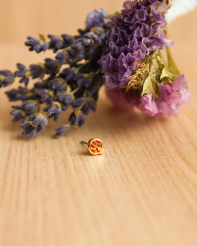 Ladybug Studs