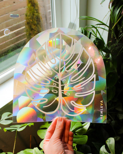 Sunshine & Good Vibes Rainbow Suncatcher Sticker – LadyishCreative