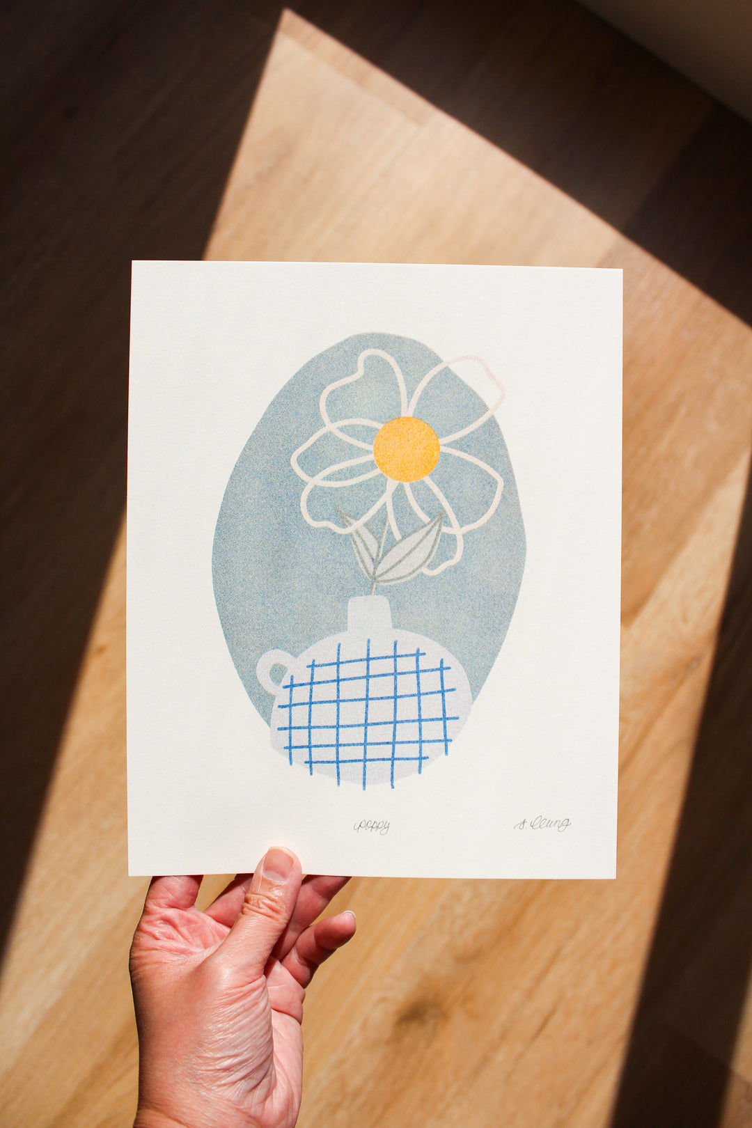 Poppy • Risograph Print
