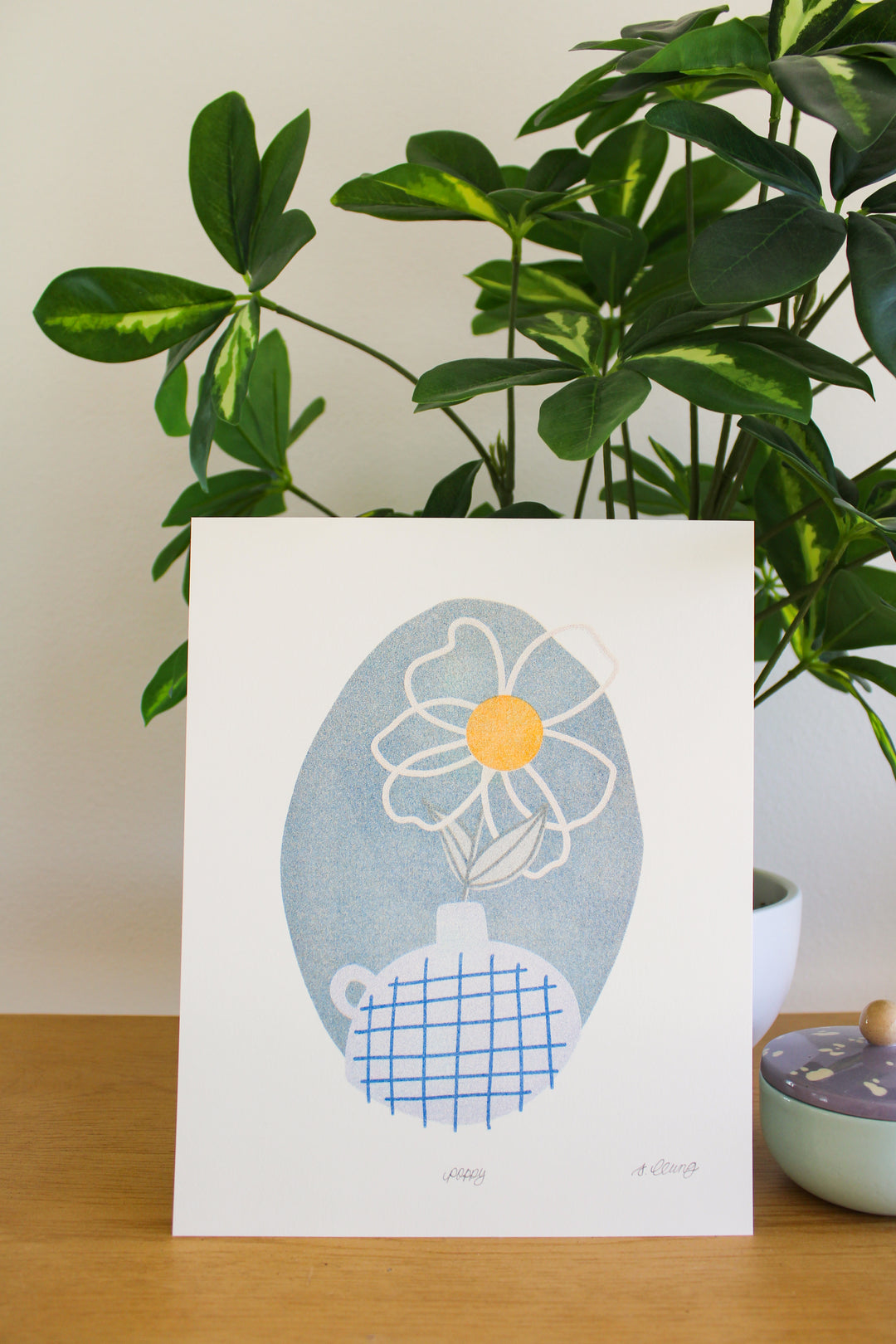 Poppy • Risograph Print