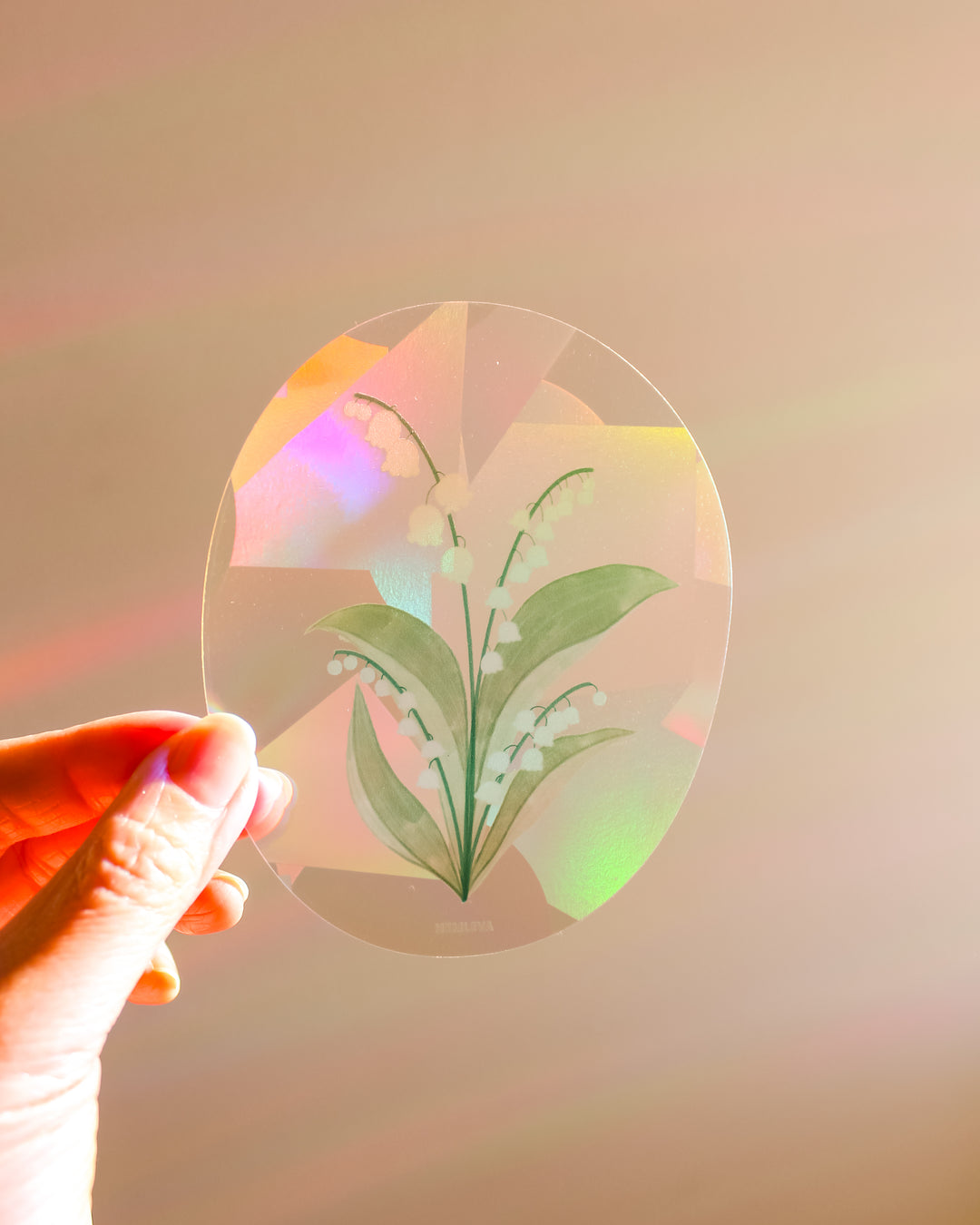 Lily of the Valley Suncatcher • Card Insert Sized