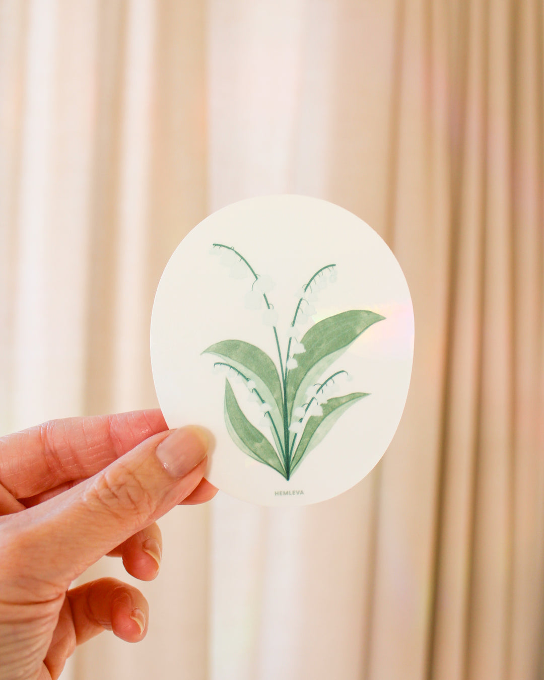 Lily of the Valley Suncatcher • Card Insert Sized