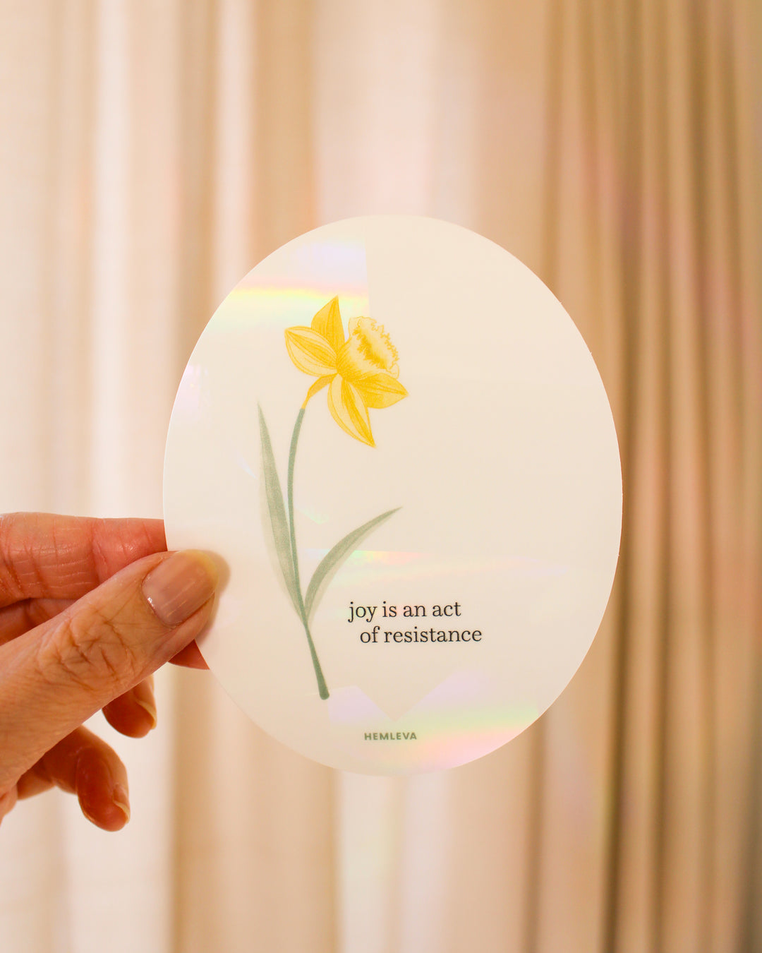 Daffodil Joy Suncatcher • Medium Sized