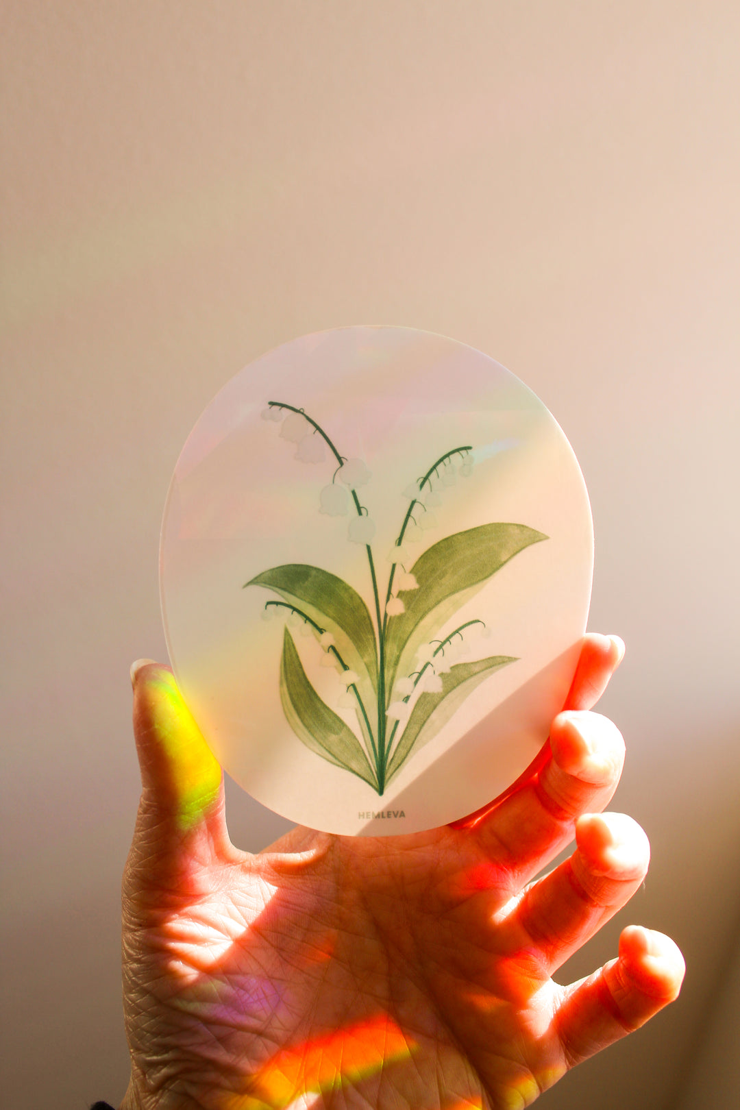 Lily of the Valley Suncatcher • Card Insert Sized