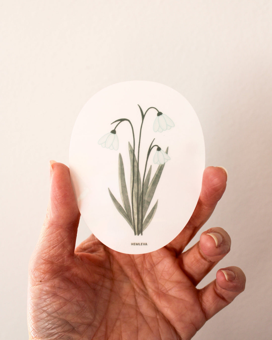 Snowdrop Suncatcher • Card Insert Sized