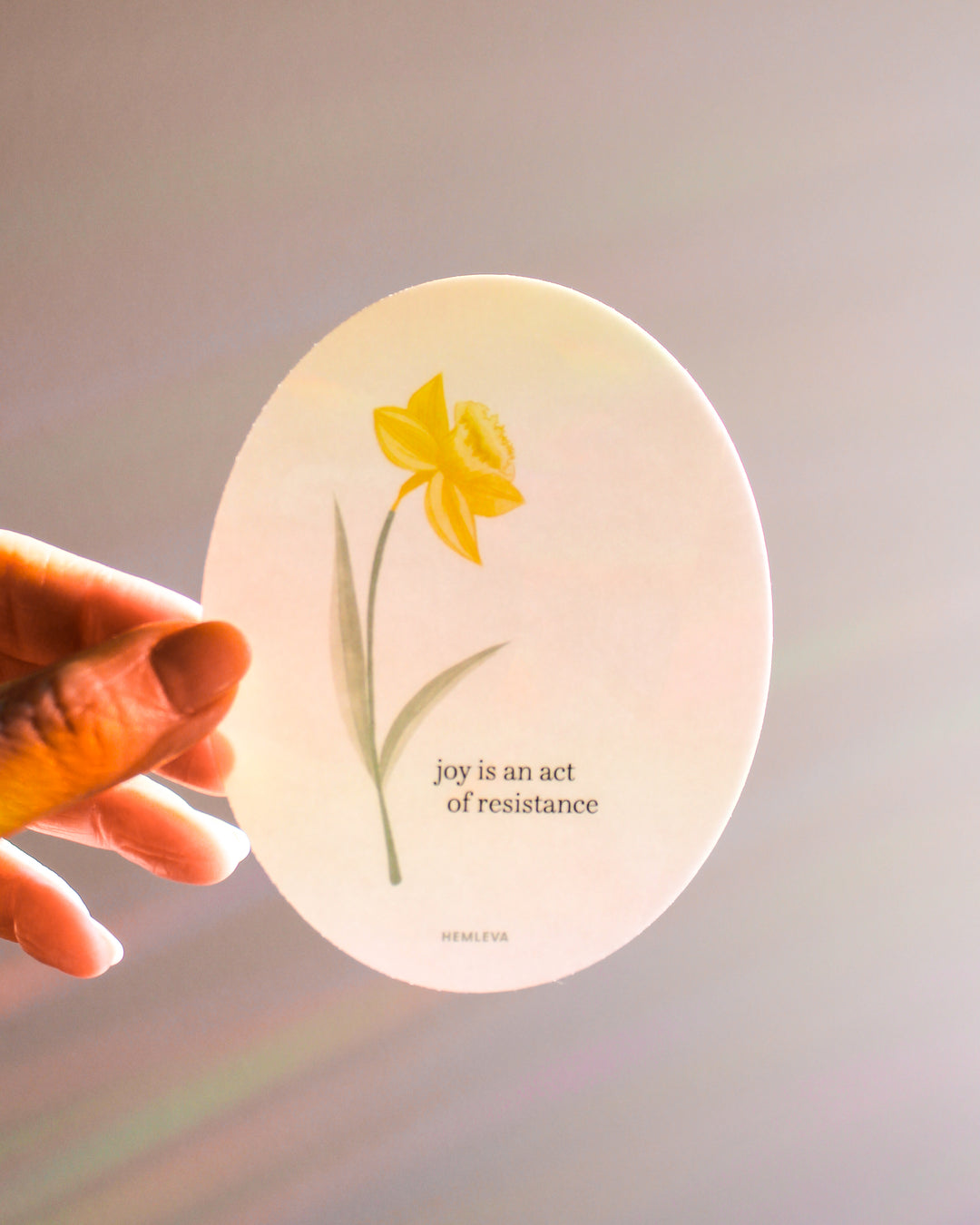 Daffodil Joy Suncatcher • Medium Sized