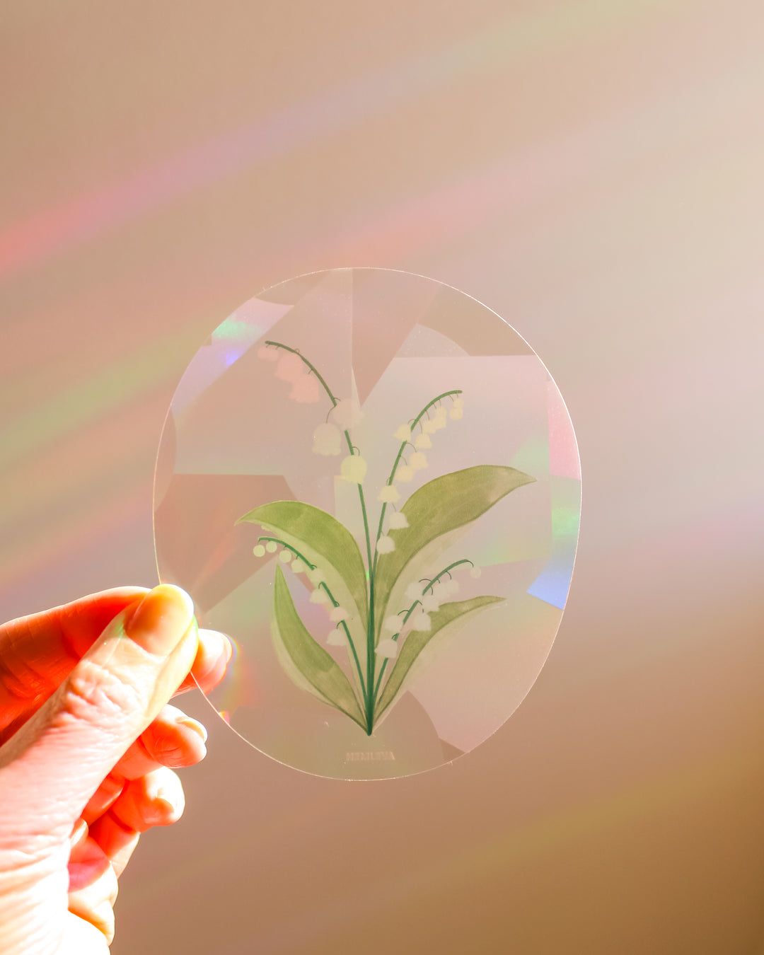 Lily of the Valley Suncatcher • Card Insert Sized