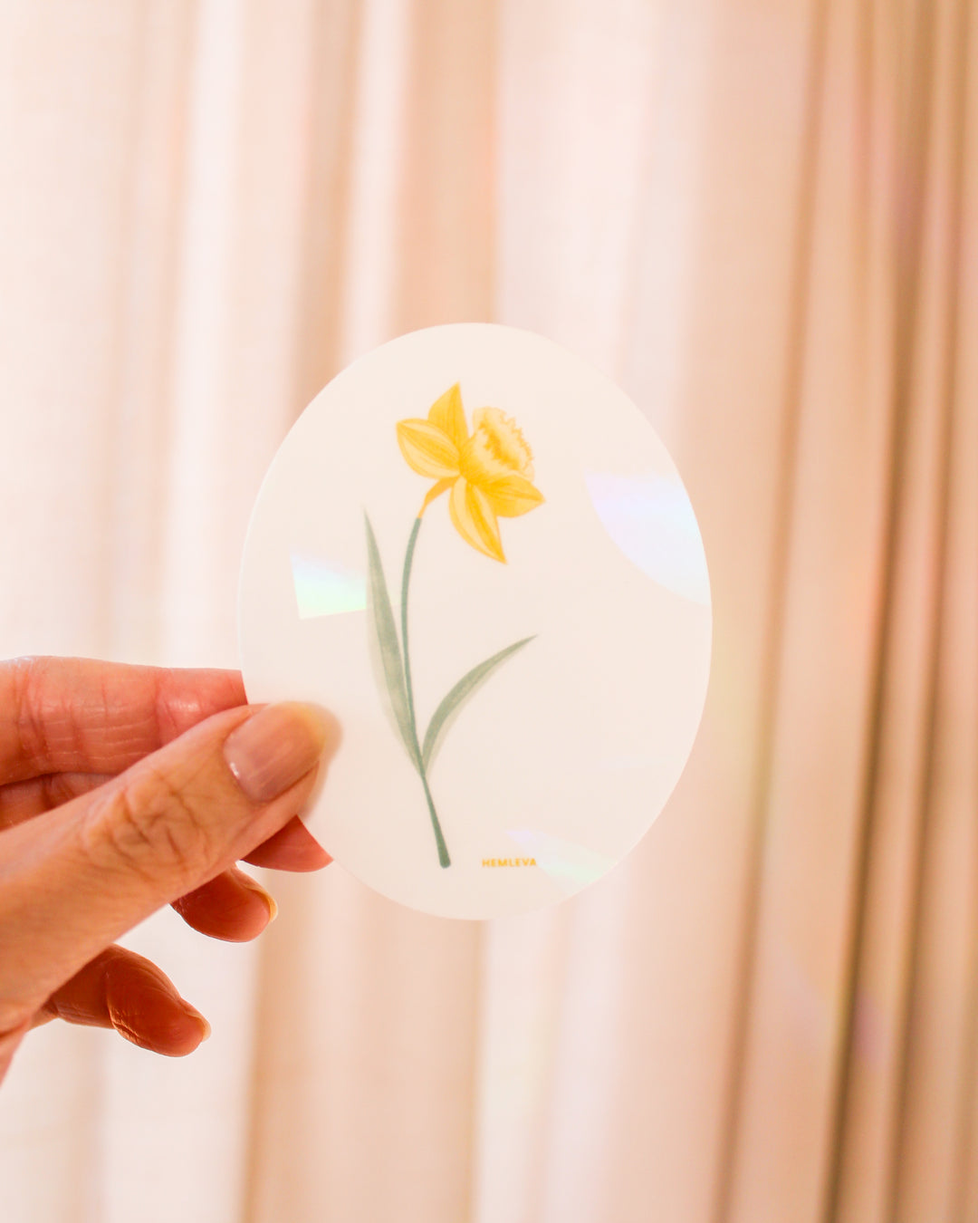 Daffodil Suncatcher • Card Insert Sized
