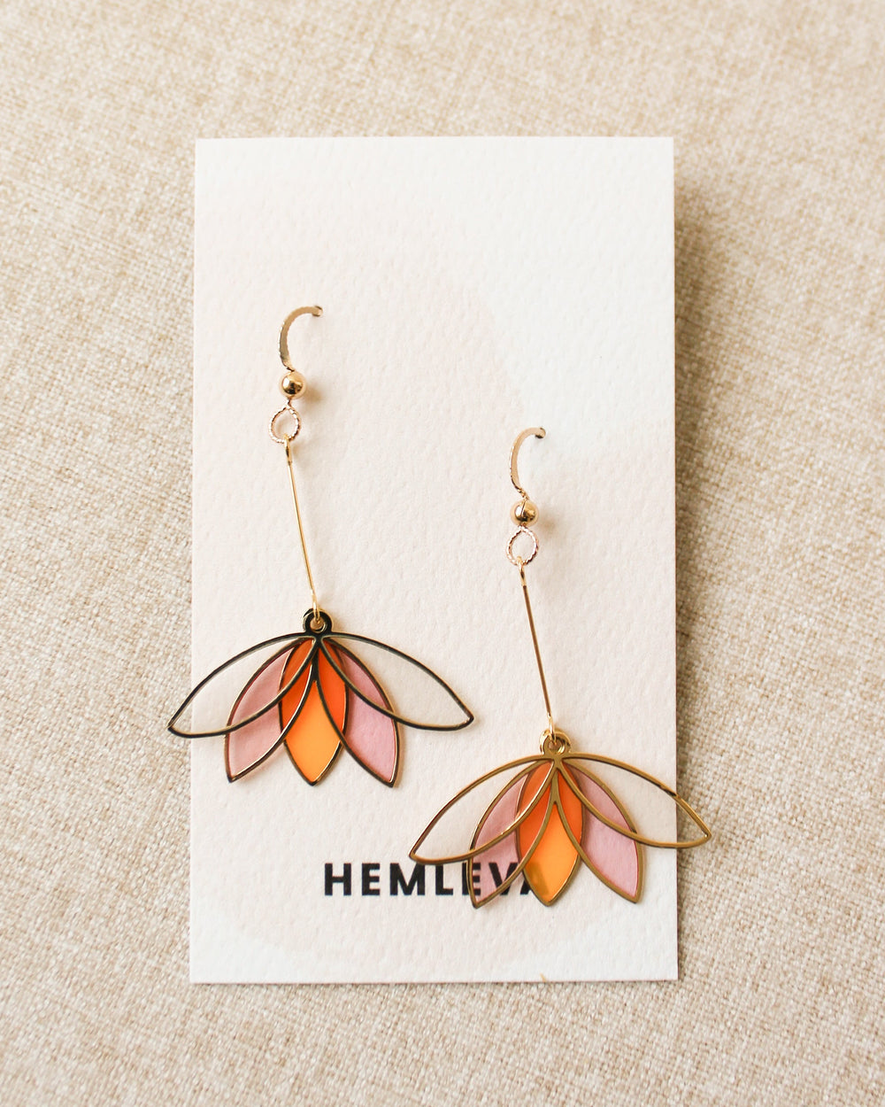 Lotus Flower Earrings