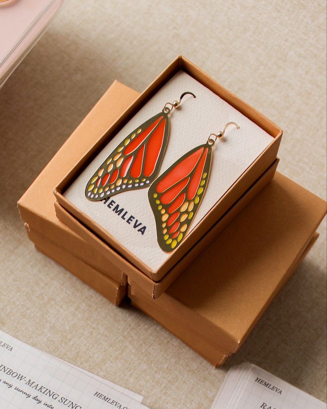 Butterfly Wings • Drop Earrings