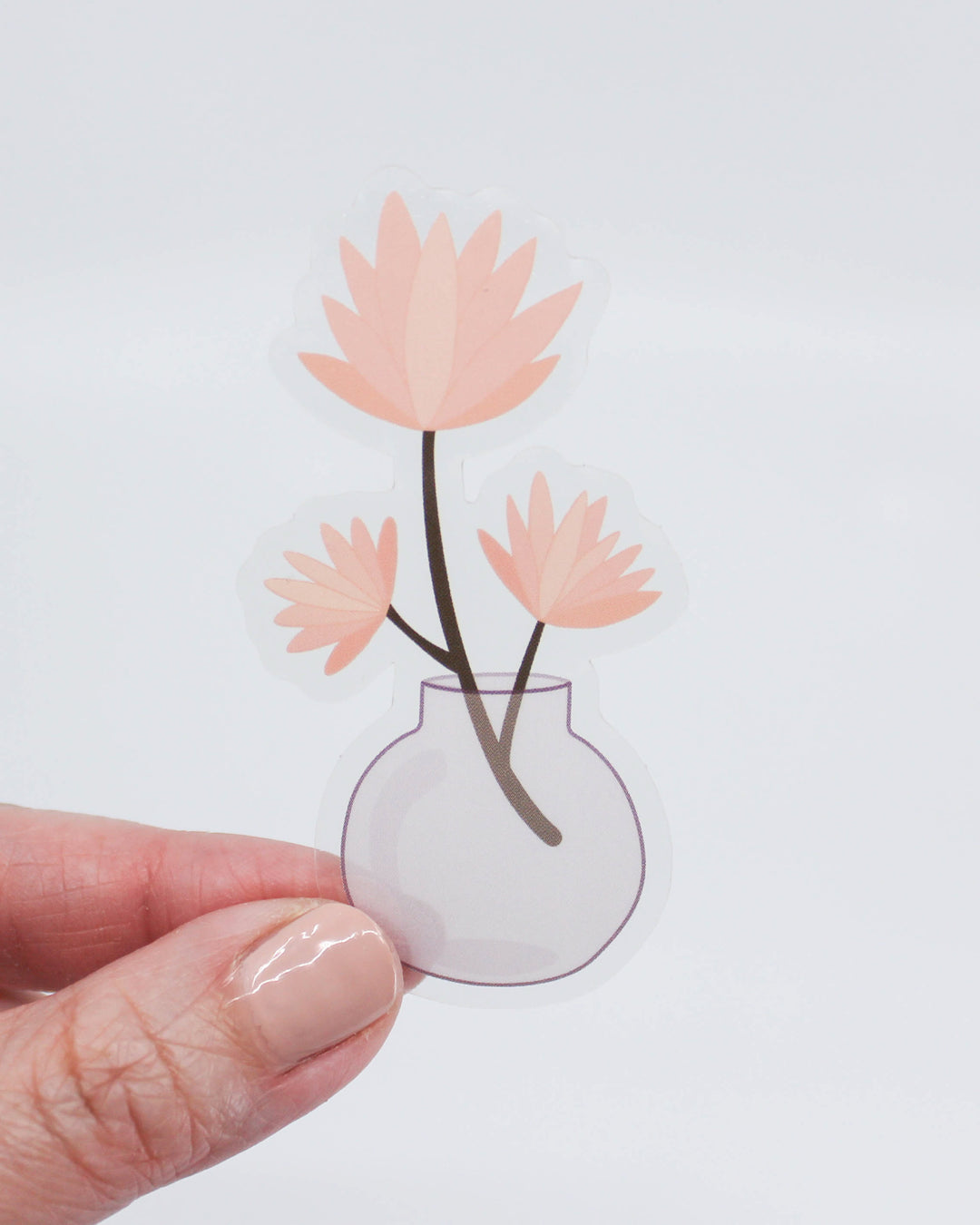 Mum Cutting in a Vase • Sticker