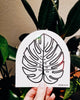 Monstera Suncatcher