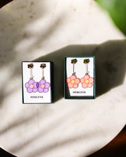 Wildflower • Drop Earrings • Lavender